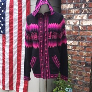 Beautiful Zip up Sweater with Hood